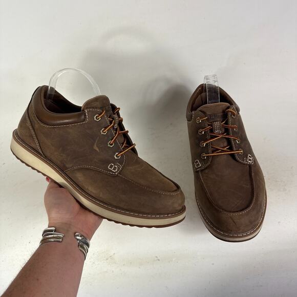 L.L.Bean Stonington Athletic Shoe Men's 10 W Dark Cocoa Water Resistant Lace Up - Picture 1 of 10